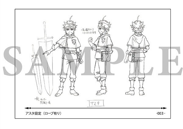 Black Clover Animation Setting Material Reference Art Book Studio