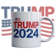 Trump 2024 Coffee Mug MAGA Cup Gift for Republican Supporters Gift Cup USA