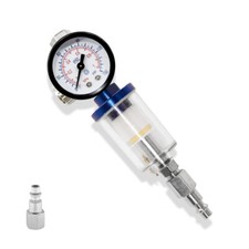 14 Spray Gun Air Regulator Gauge Air Pressure Regulator Paint Guns Filter Us