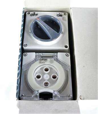 New 56C432 Schneider Electric Clipsal Switched Socket Outlet