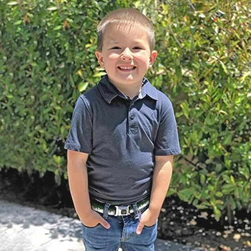 Ремень безопасности мужской с пряжкой детский Colorado, Mountains зеленый/Gr1,0 дюйма ширина - 20- - Изображение 3 из 4