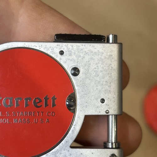 Starrett 1010EZ Dial Indicator Pocket Gage 0-.375", .0005", 0-50-0, 1/2" STOCK - Picture 21 of 24