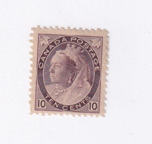 CANADA # 83 VF-MH 10cts NUMERAL ISSUE CAT VALUE $750 KIMSS30 STAMPS BUY NOW - Picture 1 of 1