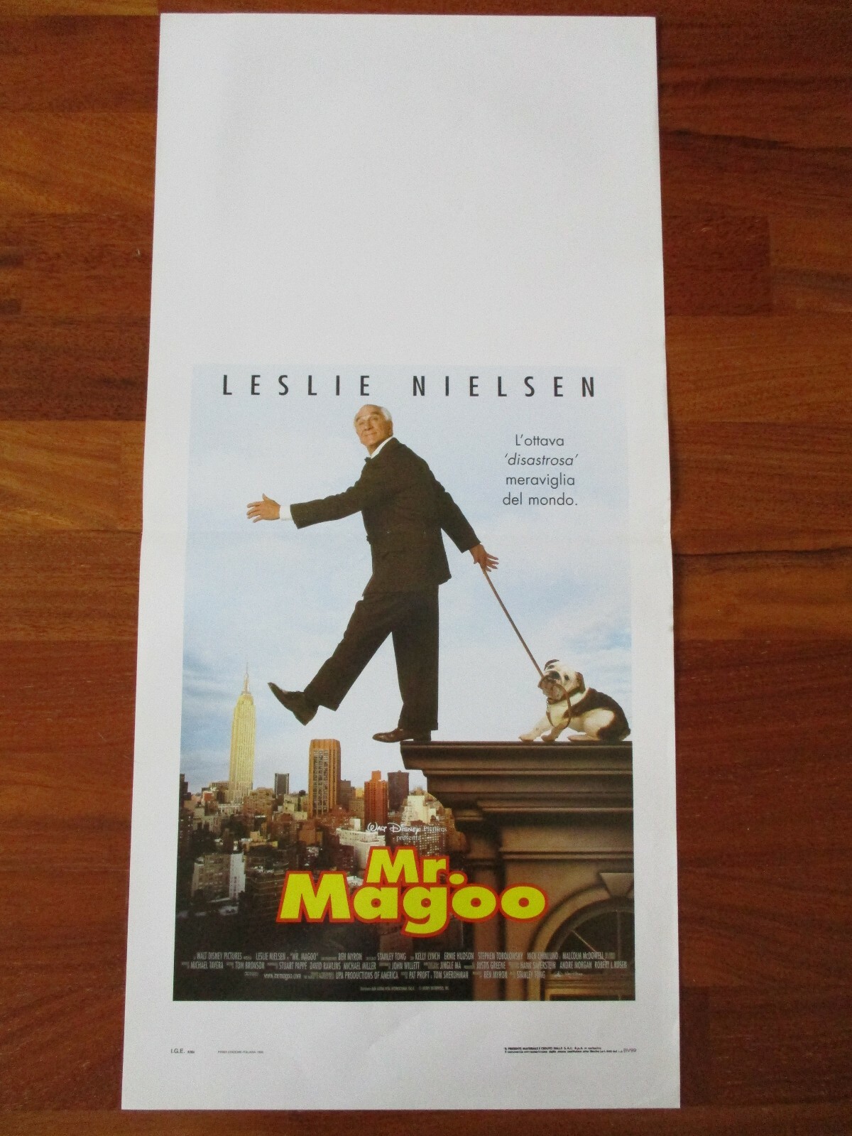 Locandina originale film Mr. Magoo (1997) - Regia di Stanley Tong