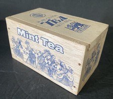 Mint Tea Mlesna Pure Ceylon Tea Wooden Box 10...