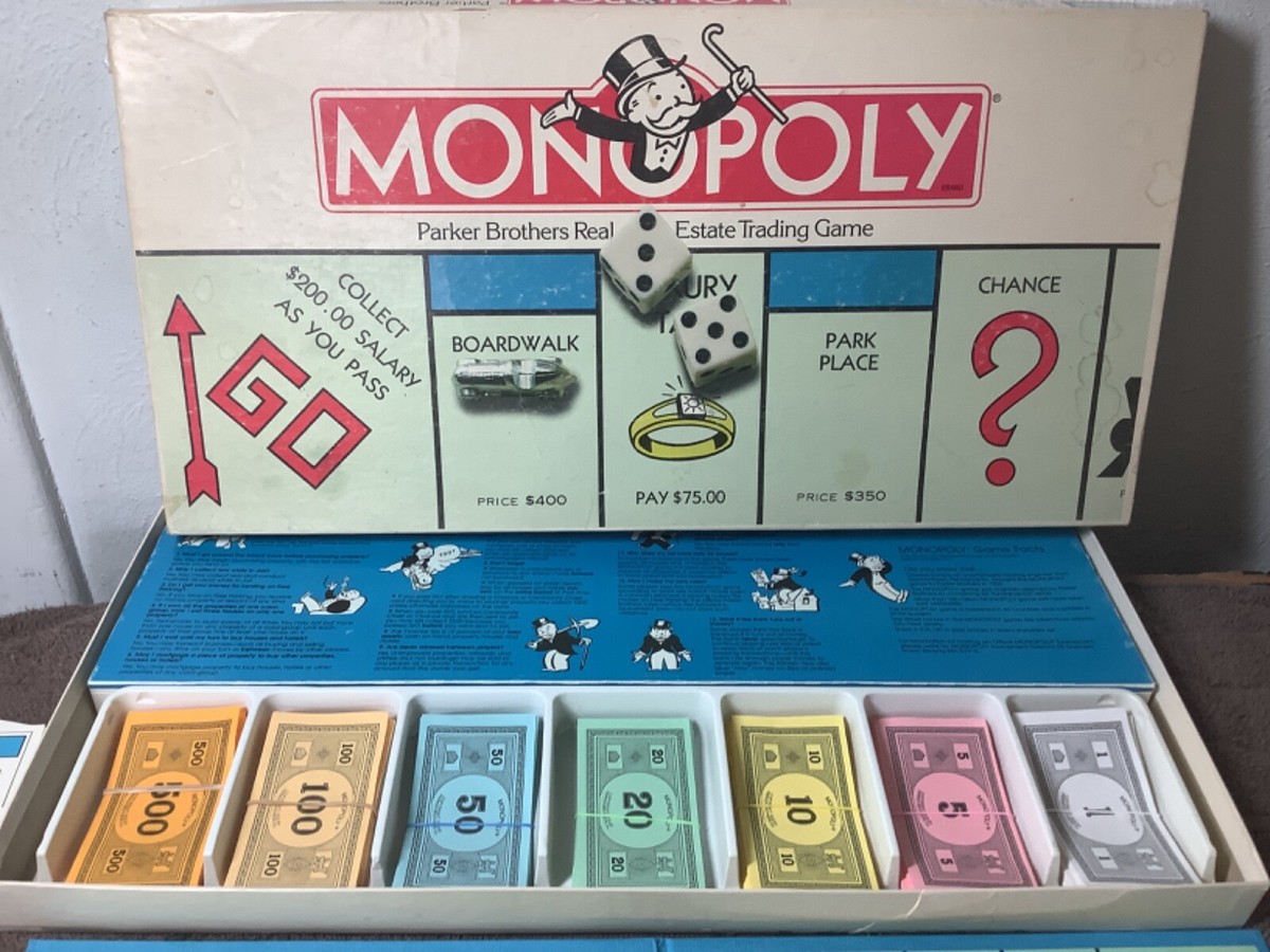 VINTAGE 1961 MONOPOLY Board Game (Parker Brothers) | eBay