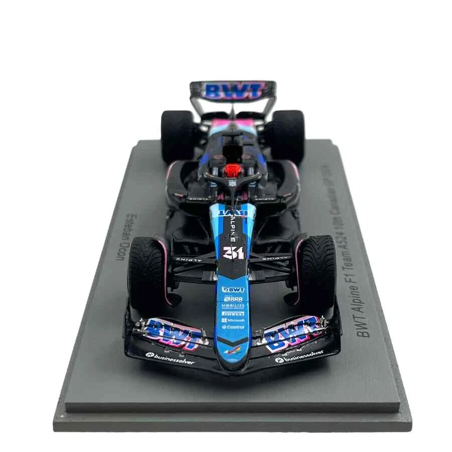 Modellino F1 Spark 1/43 BWT Alpine A524 Esteban Ocon #31 10th Canadian GP 2024 - Immagine 2 di 4
