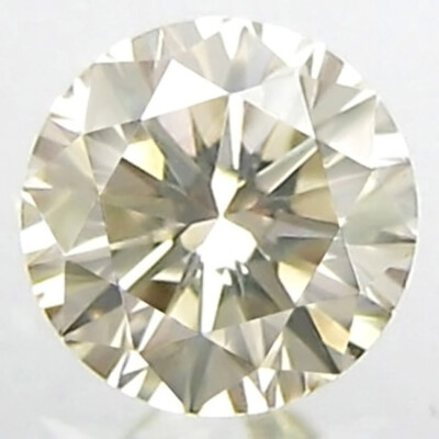 0.12ct DAZZLING NATURAL FANCY GOLDEN YELLOW DIAMOND BRILLIANT ROUND DIAMOND CUT!