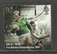 GB 2021 QE2 £1.70 Rugby Union Five Nations 1994 Ex Fdc SG 4602 ( J284 )