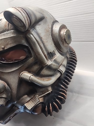 Fallout Power Armor Helmet Bethesda 2016 Rubber Wearable Helmet Mask - Bild 4 von 9