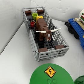 Lego City 60052 Cargo Train + Extra Rails Engine Works Incomplete As Is READ
