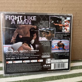 Ultimate Fighting Championship (Dreamcast, 2000) Game Case Manual Registration