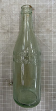 Rare Vintage clear Embossed Adam Scheidt  Norristown, PA beer bottle