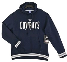 Dallas Cowboys Authentic Apparel Pullover Hoodie Size L Navy Embroidered — listing 2