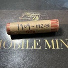 1909-1920s Year Pennies Roll Of 50 Pennies From Different Mint And Years