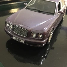 MINT DEALER BOXED MINICHAMPS BENTLEY ARNAGE T BL384 GREY VIOLET 21 WO