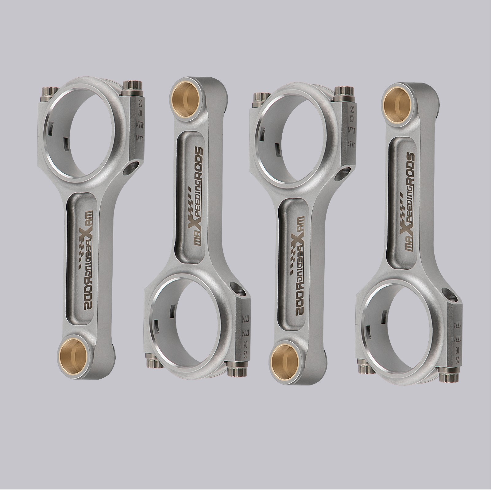 4x I-Beam 4340 Connecting Rods ARP 2000 Bolts for Infiniti Q50 Q60 M274 2.0T