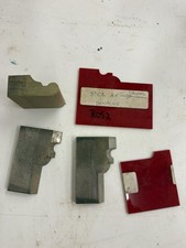 Lot of 2 Profiled Woodworking Knife Blades/Cutters w/ templates , R052