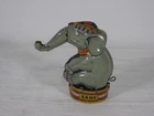 VINTAGE J. CHEIN TIN LITHO ELEPHANT BANK 5" TALL