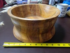 Solid wood Bowl - 11" Diameter - 3 " Deep - 5" High