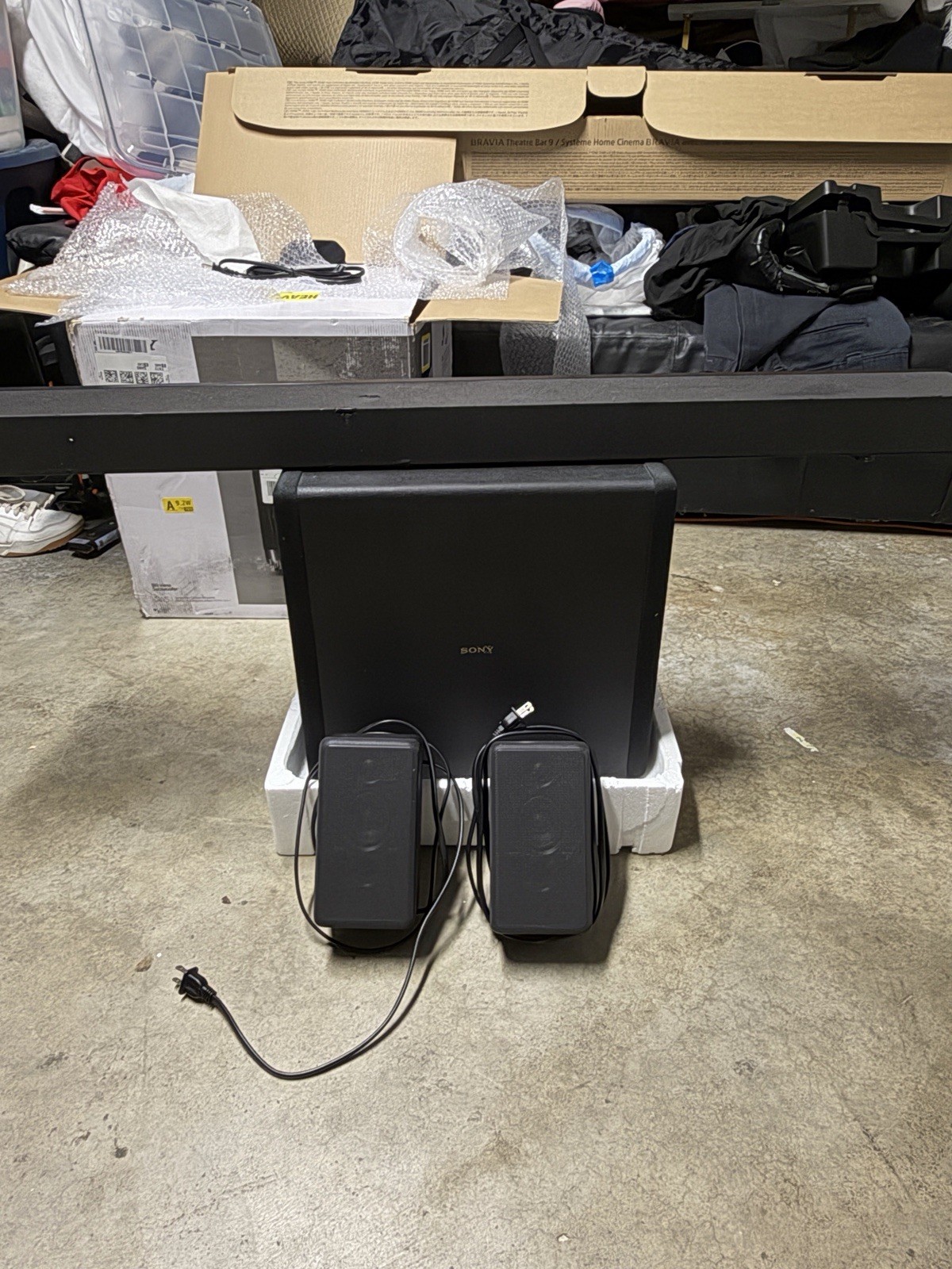 Sony Bravia Theater Bar 8 Dolby Atmos Soundbar with Subwoofer and Rear Speakers