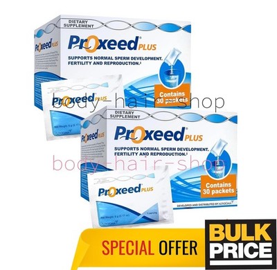 Proxeed Plus L-Carnitine CoQ10 Men Multivitamin Food Supplement 60 Sachet 2-Pack