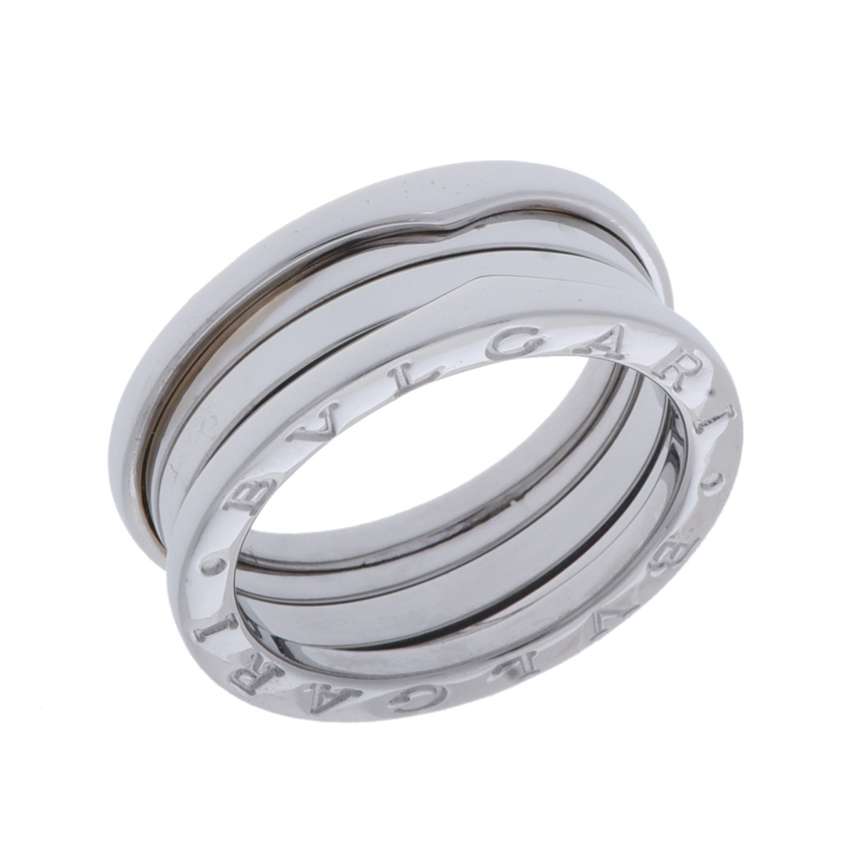 BVLGARI Women Ring No. 16 K18 White Gold WG B.ZERO1 Ring #56