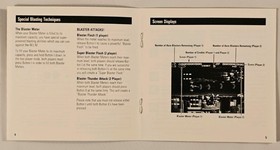 1990 TurboGrafx 16 Aero Blasters Case, Manual, HuCard *Very Good Condition*