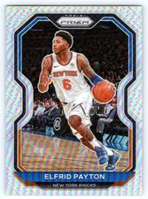 2020-21 Panini Prizm Elfrid Payton #25 Silver Prizms New York Knicks