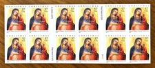 Scott #3879a 37 Cent Christmas Madonna Booklet of 20 Mint NH Stamps