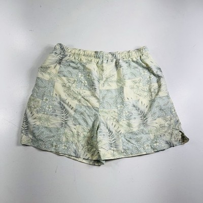 Tommy Bahama Swimming Trunks Green Floral Men s Size Large