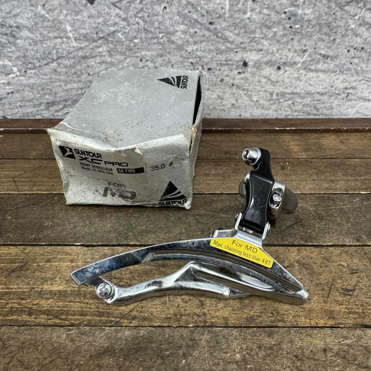 Vintage Suntour XC Pro Front Derailleur 35.0 Clamp GX Type FD-XP01