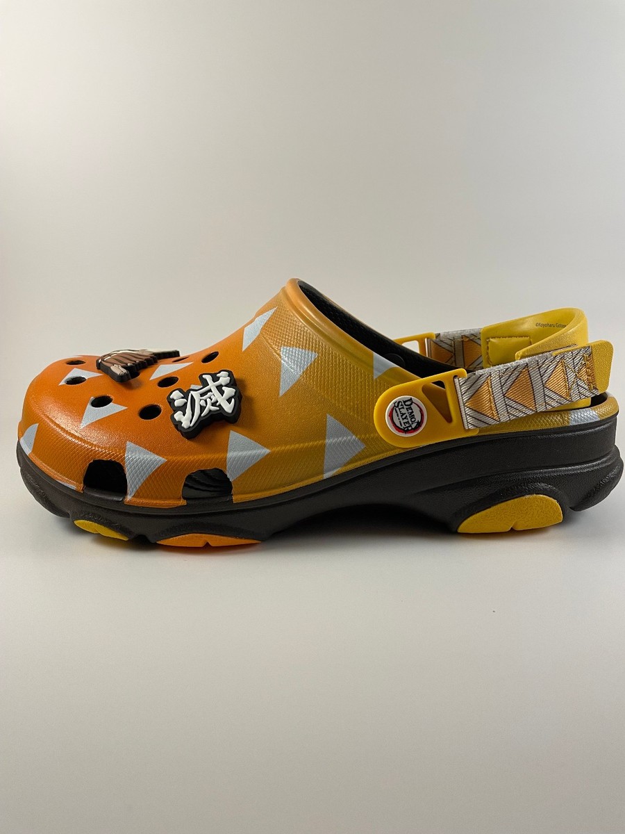 Demon Slayer x Crocs Classic Clogs Zenitsu NEW IN BOX | US M8/W10