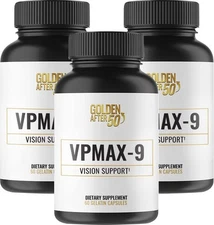 Golden After 50 VpMax-9 - Sight Care and Antioxidant Supplement with Eye Vita...
