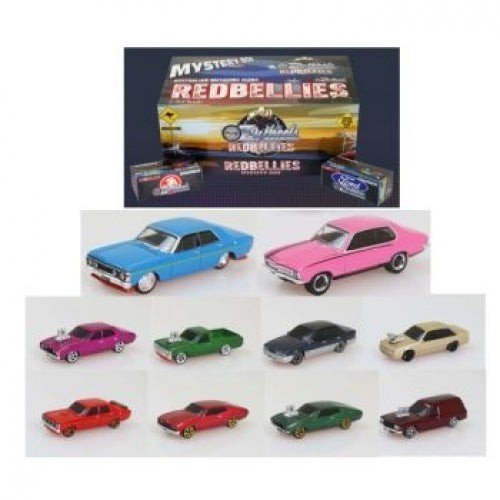 1:64 Holden/Ford "Red Bellies" - Oz Wheels Die Cast Car - Picture 1 of 1
