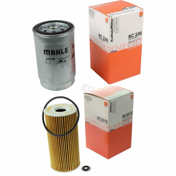 Mahle / Knecht Set Filterpaket Kraftstofffilter KC 226 ÖLfilter OX 424D-image