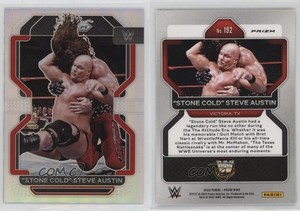 2022 Panini Prizm WWE Silver Prizm Stone Cold Steve Austin #192 HOF