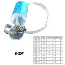 Ensemble d'hameçons de pêche à la carpe polyvalents 50 pièces avec ligne et