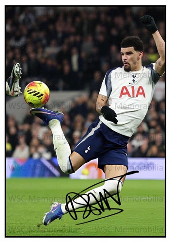 10939. Dominic Solanke Signed Pictures (A4 Prints) Tottenham Bournemouth etc.
