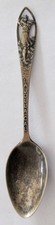 Antico cucchiaio da 5/8 pollici in argento sterling 1916 LA JOLLA CAL souvenir