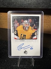 22-23 SP Authentic UD Authentics Auto Robin Lehner UDA-RL Vegas Knights