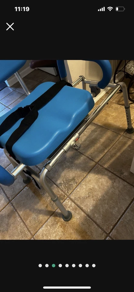 Platinum Health Carrusel Silla de Ducha Deslizante y Giratoria Bañera Banco de Transferencia Foto 4 de 4