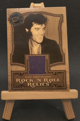2007 Press Pass Elvis The Music Rock N Roll Relics Elvis Worn Pajamas RR-PJ