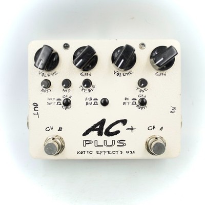 Xotic AC Plus + Guitar Boost Overderive Guitar Effect Pedal 4544