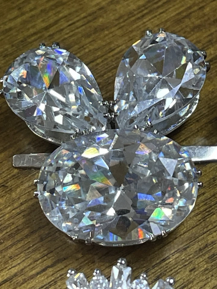 Lote de 6 apliques para coser diamantes de imitación. Nunca usado. Foto 2 de 4