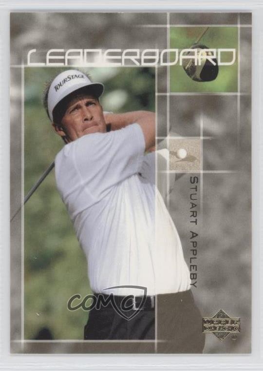 2003 Upper Deck Leaderboard Stuart Appleby #68 0s5