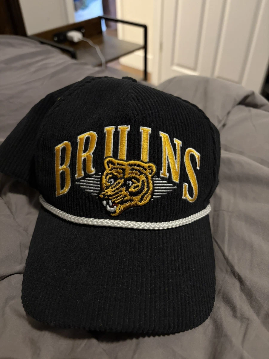 47 /White Boston Bruins Encore MVP Trucker Snapback Hat