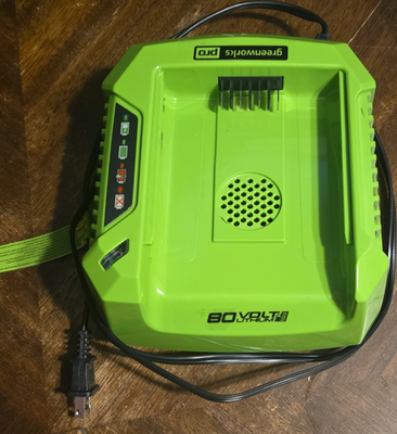 #ad Greenworks Pro 80V Lithium Ion Battery Charger Green Single Battery $55.00