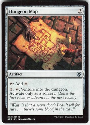 Dungeon Map U Adventures in the Forgotten Realms 242 LP
