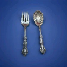 International Silver Co Deep Silver Interlude Casserole Spoon Cold Meat Fork
